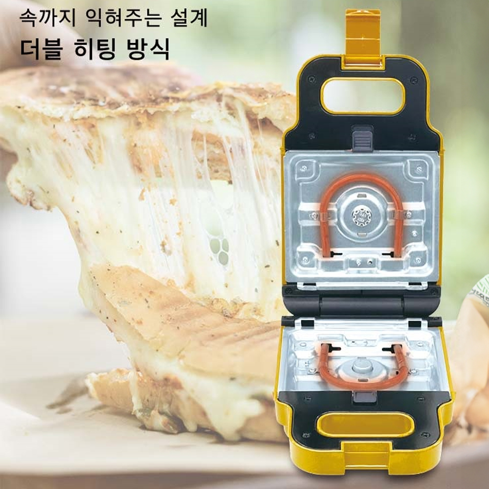 키친아트 스낵 와플 제조기 메이커 3in1 와플 + 붕어빵 + 샌드위치 플레이트 - 상세 이미지 3