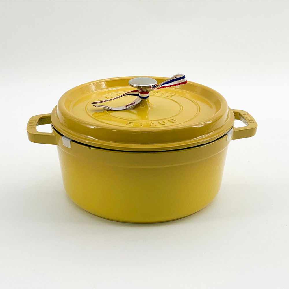 스타우브 STAUB 원형 꼬꼬떼 24cm, 시트론 110924122-B 프랑스 B품 - 상세 이미지 4
