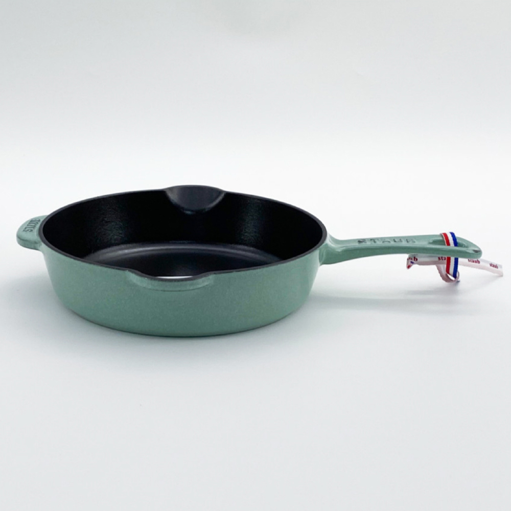 스타우브 STAUB 트레디셔널 프라이팬 22cm 세이지그린 1232922115-B 프랑스B품 - 상세 이미지 3