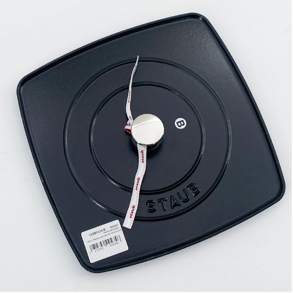 스타우브 STAUB 그릴 프레스 27cm 블랙 12093123-B 프랑스 B품 - 상세 이미지 3