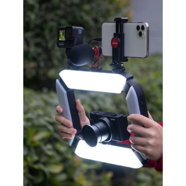 전문가용 스마트폰 링라이트 거치대 휴대폰 장비 유튜버 브이로그 U-Rig 12W 5000mAh U-Rig 12W 5000mAh - 상세 이미지 4