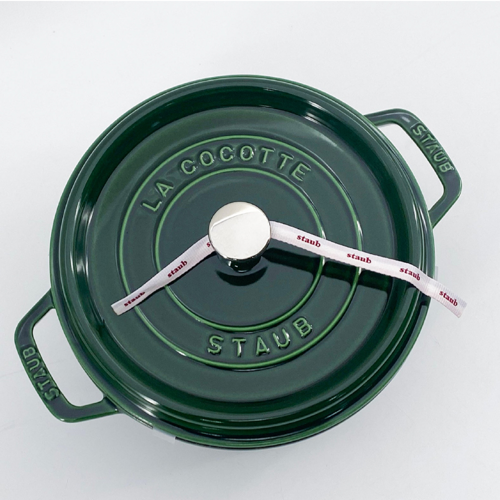 스타우브 STAUB 원형 꼬꼬떼 24cm, 바질그린 11092485-B 프랑스 B품 - 상세 이미지 3