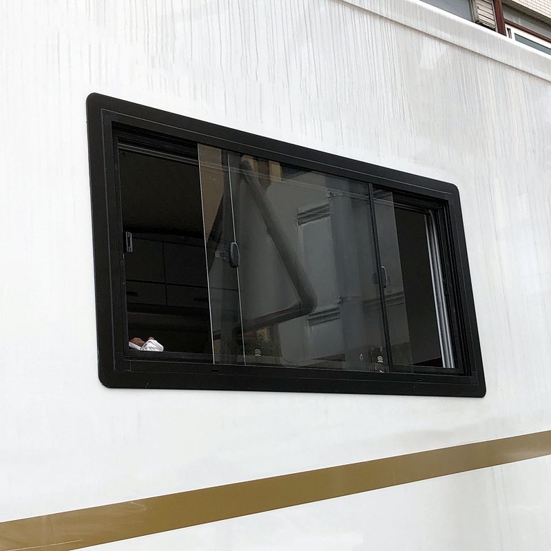 카라반 창문 캠핑카 미닫이 윈도우 창틀 방수 모기장 차양막