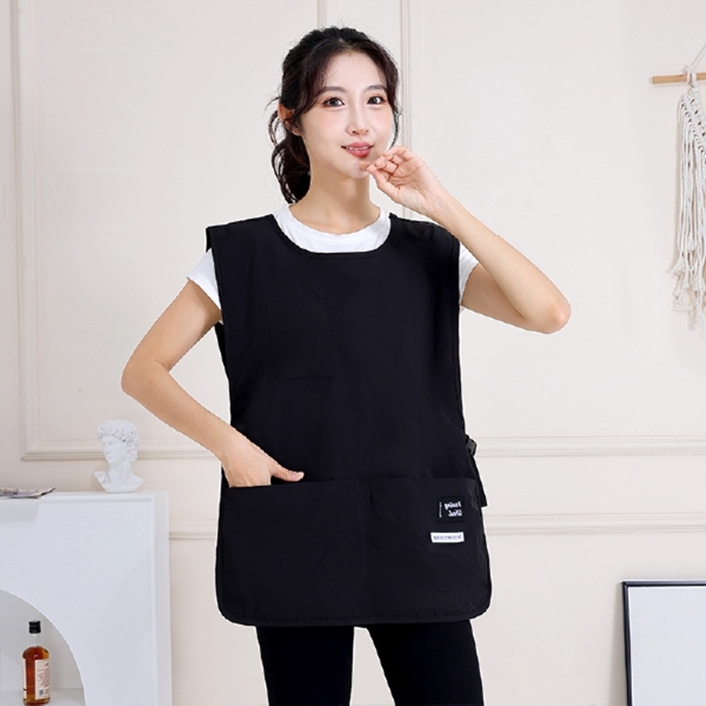 조끼 형 앞 치마 유치원 인쇄 가능 카페 바리스타 업소 용 - 상세 이미지 4