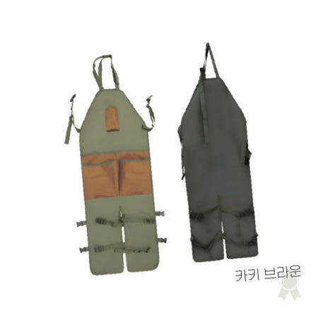 작업용 앞치마 카페 공방 미용실 정원 관리 다용도 착용 수납 포켓 실용 보호복