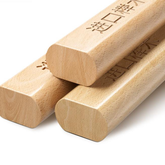 소나무 팔각 봉 기둥 옥타 나무 우드 블록