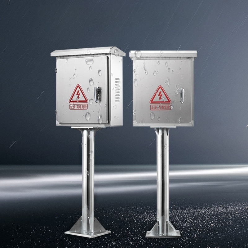 전기 분전함 옥외 산업용 배전 컨트롤 방수 스테인리스 함체 가로250mm 폭150mm - 상세 이미지 3
