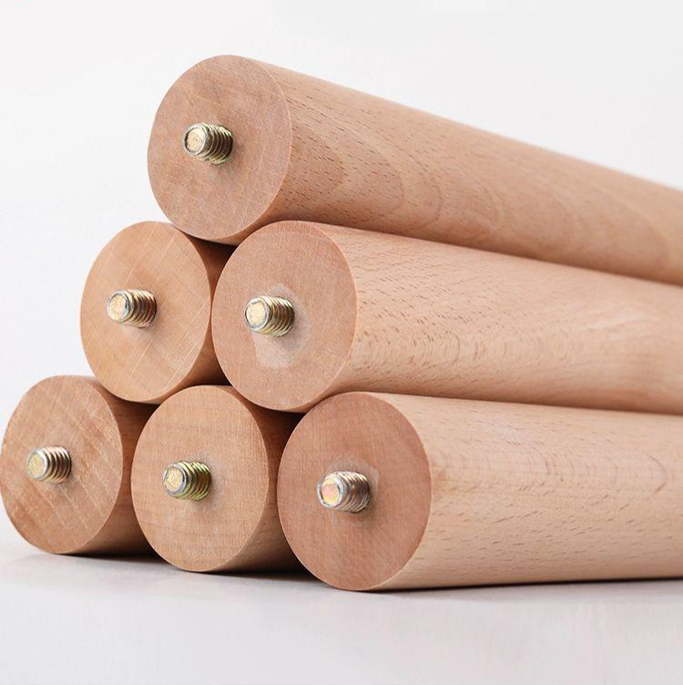 50cm 원목식탁다리 우드슬랩 셀프 받침 테이블 경사 10cm 경사형 3개 세트 - 상품 이미지