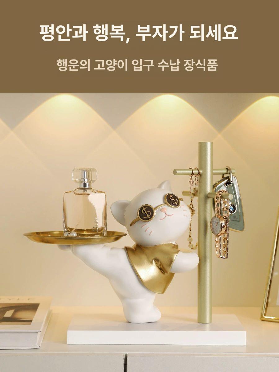 고양이 장식품 집들이 선물 거실 집들이선물 소품 이집트 - 상세 이미지 2
