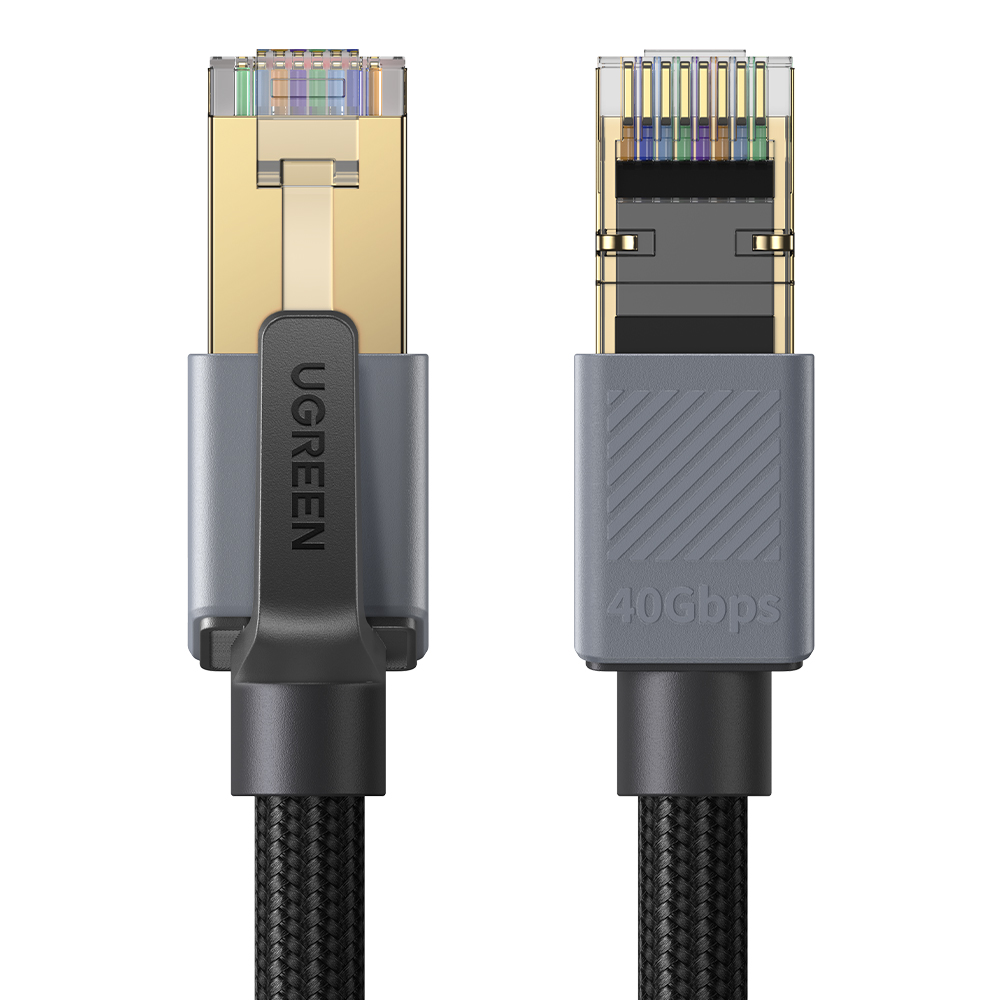 유그린 40Gbps CAT8 FFTP 초고속 인터넷 기가 랜선 NW343 1m, 1개 - 상품 이미지