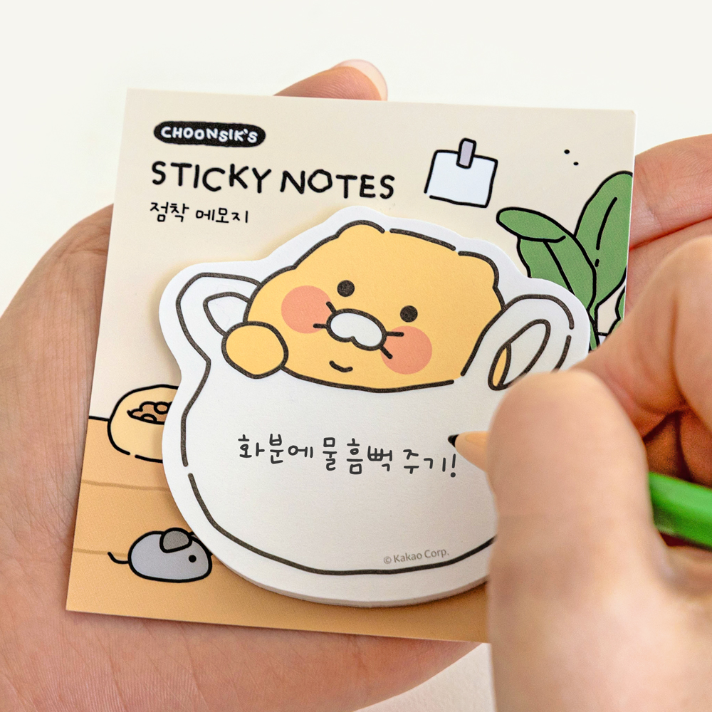 춘식이 점착 메모지 유리병 이미지 6