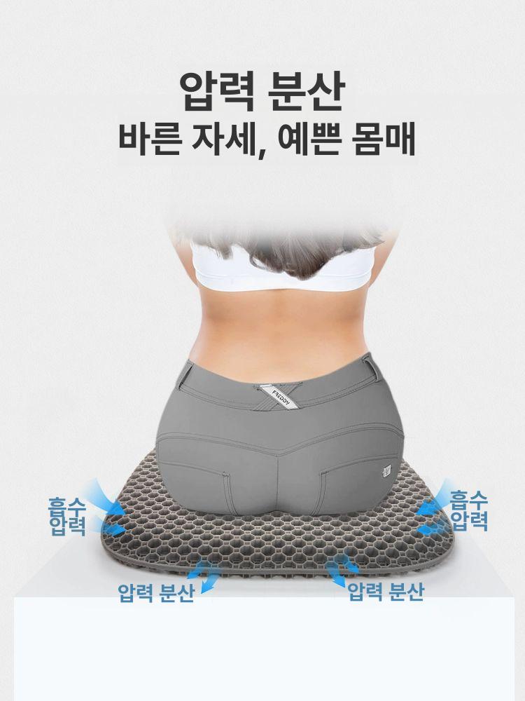 실리콘 벌집쿠션 통풍 매트 쿨링 벌집 여름 쿠션 강호동방석 - 상세 이미지 4