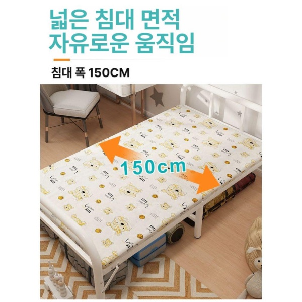 프리미엄 접이식 간이 이동식 온열 패드 포켓스프링 매트리스 병원 크림화이트 75cm 56cm 원형 튜브 모카그레이 - 상세 이미지 3