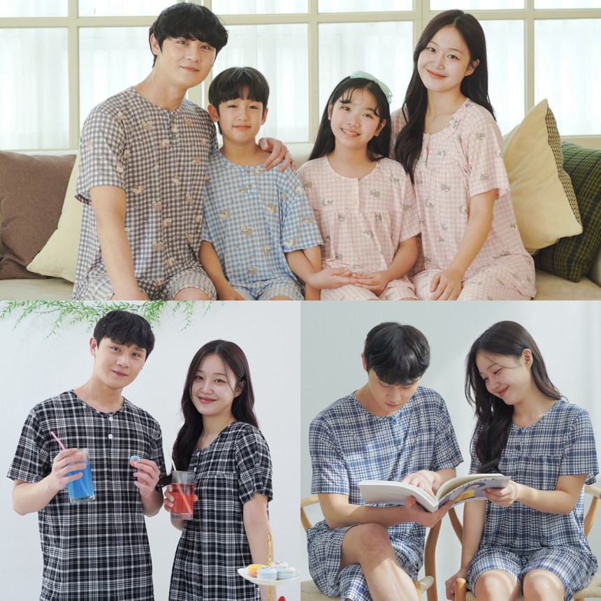폭스클럽 여름잠옷 냉감 가족 여성 남성 빅사이즈 홈웨어 파자마 인견잠옷 사진 1