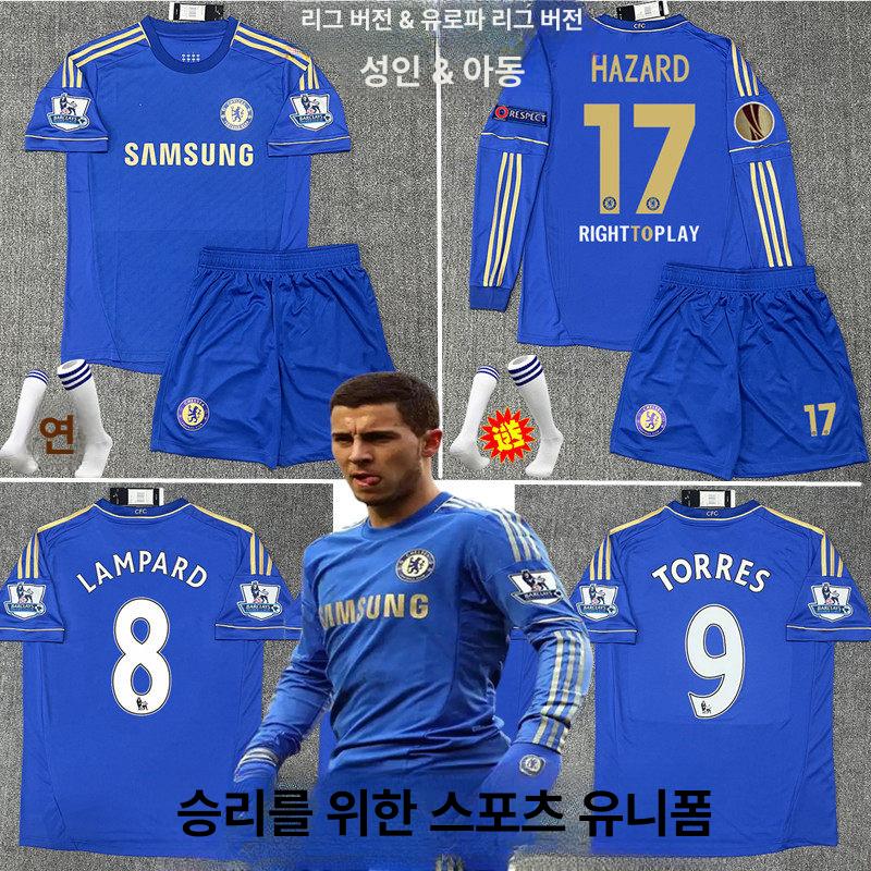 첼시 12-13 시즌 홈 레트로 유니폼 램파드 토레스 축구복 - 상세 이미지 2