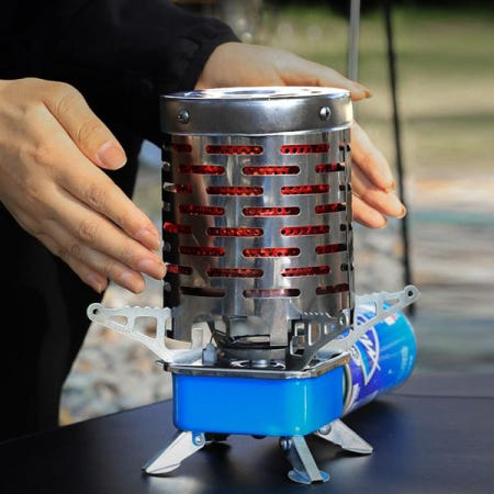 라면냄비 미니 스토브 난로 히터캡 버너 겨울 동계 캠핑 낚시