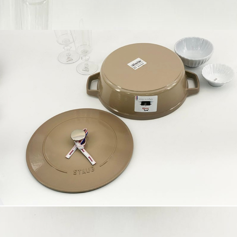 스타우브 STAUB 전골냄비 26cm 세서미 1453926146-B 프랑스 B품 - 상세 이미지 4