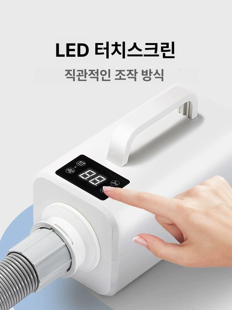 반려동물 에어탱크 가정용 셀프미용 목욕후 애견 드라이기 고급형 전문가용 무단계 조절 - 상세 이미지 4