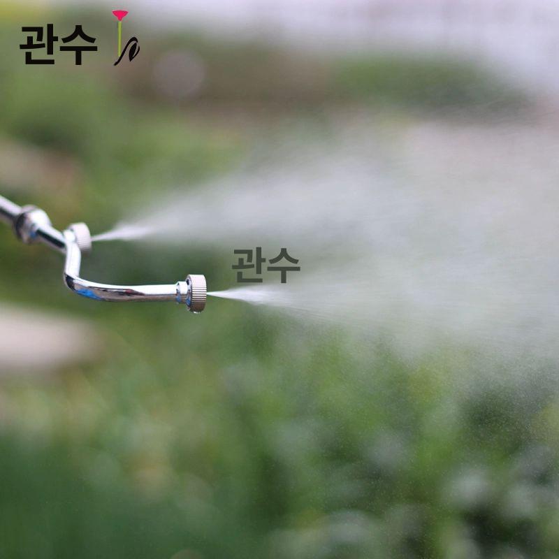 아사바노즐 농약 스프레이건 살수기 분사기 제초 이중 노즐 18cm - 상세 이미지 4