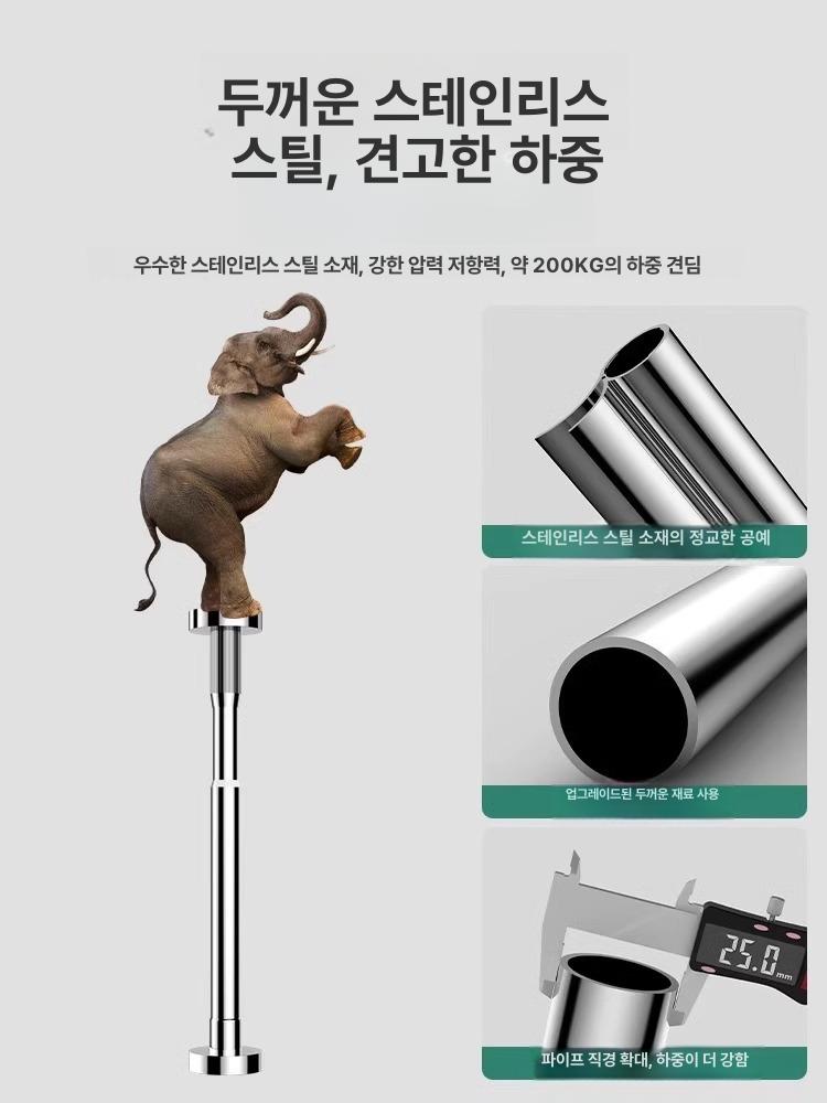 하중지지대 선반지지대 받침대 높이조절 하부 기둥 브라켓 30-40cm 스테인리스 스틸 100kg - 상세 이미지 3