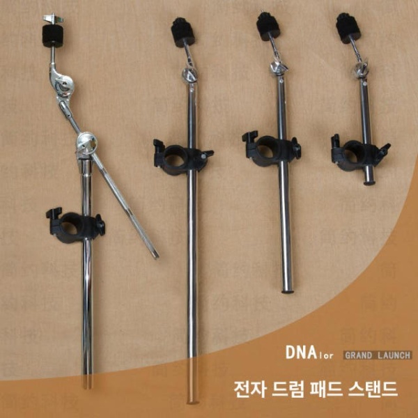 프로 전문가용 클램프 튜브 스탠드 하드웨어 드럼 장착 부품 19 x 38mm 십자 1개 드럼 키 드럼렌치 1개 - 상세 이미지 5