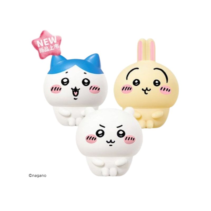 PinkBear 핑크베어 치이카와 공식 립 플럼핑 글로스 스티커 립머드 U01 용기 복숭아 - 상품 이미지