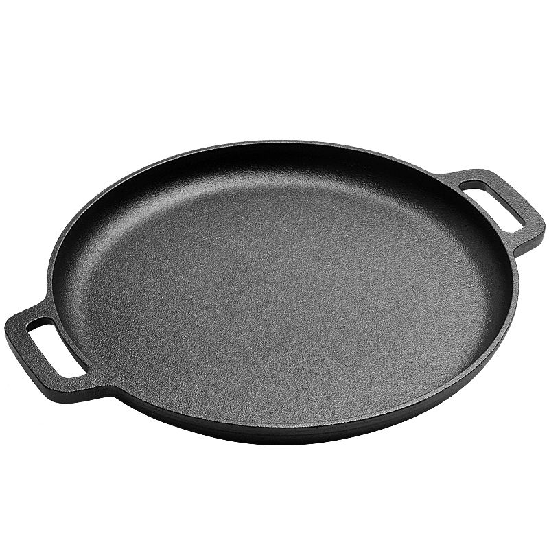 원형 삼겹살 무쇠 판 고기 업소용 떡볶이 불 구이판 닭갈비 불판 철판 주물팬 - 상세 이미지 4