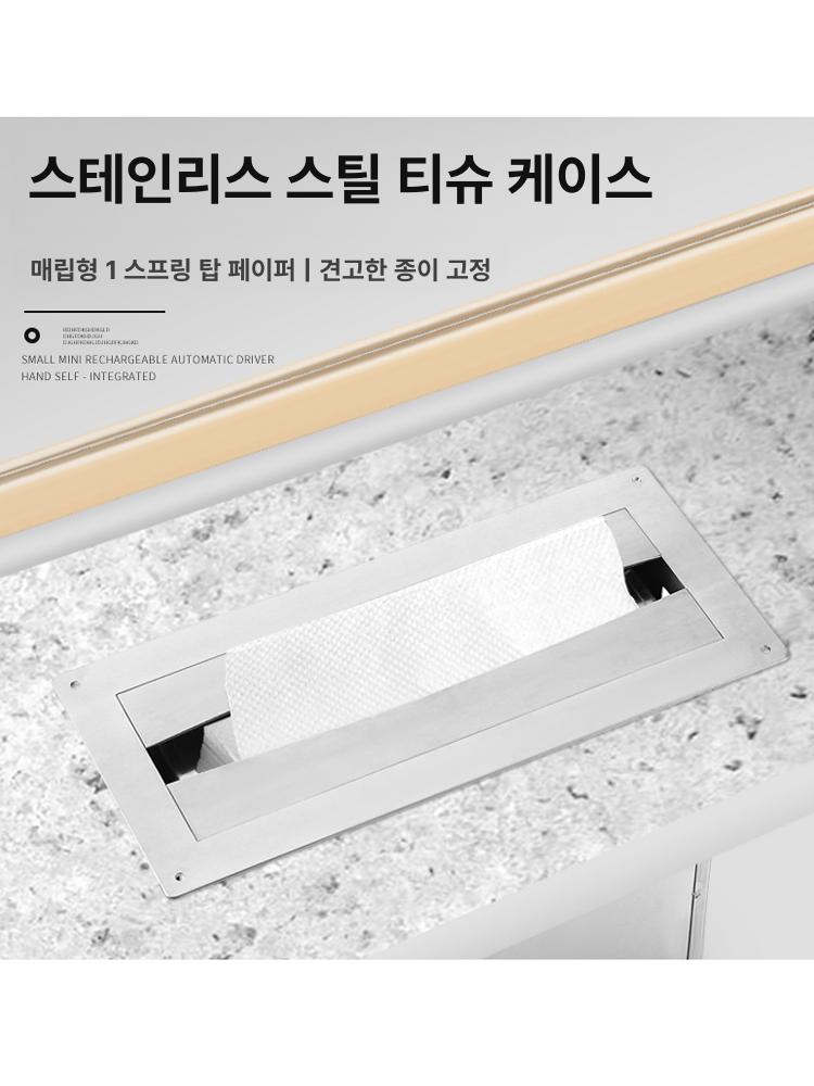 스텐 우편함 특대 야외 방수 편지함 사서함 벽걸이 스테인리스 - 상세 이미지 5