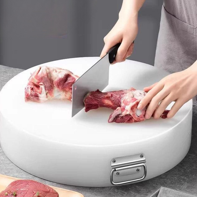업소용 원형도마 플라스틱 통도마 중식용 - 상품 이미지