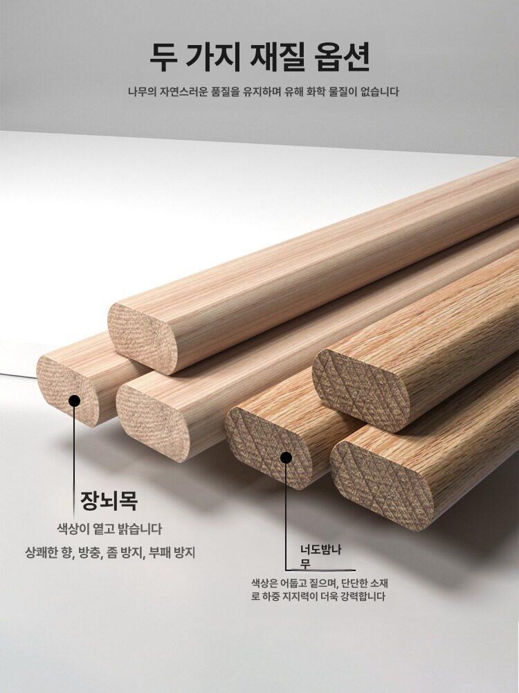 소나무 팔각 봉 기둥 옥타 나무 우드 블록