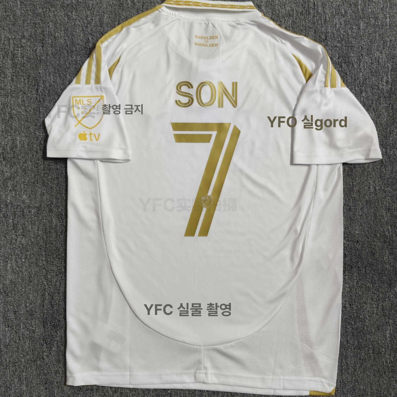 LAFC 25-26 홈 유니폼 반팔 축구 저지 통기성 스포츠 상의 - 상세 이미지 2