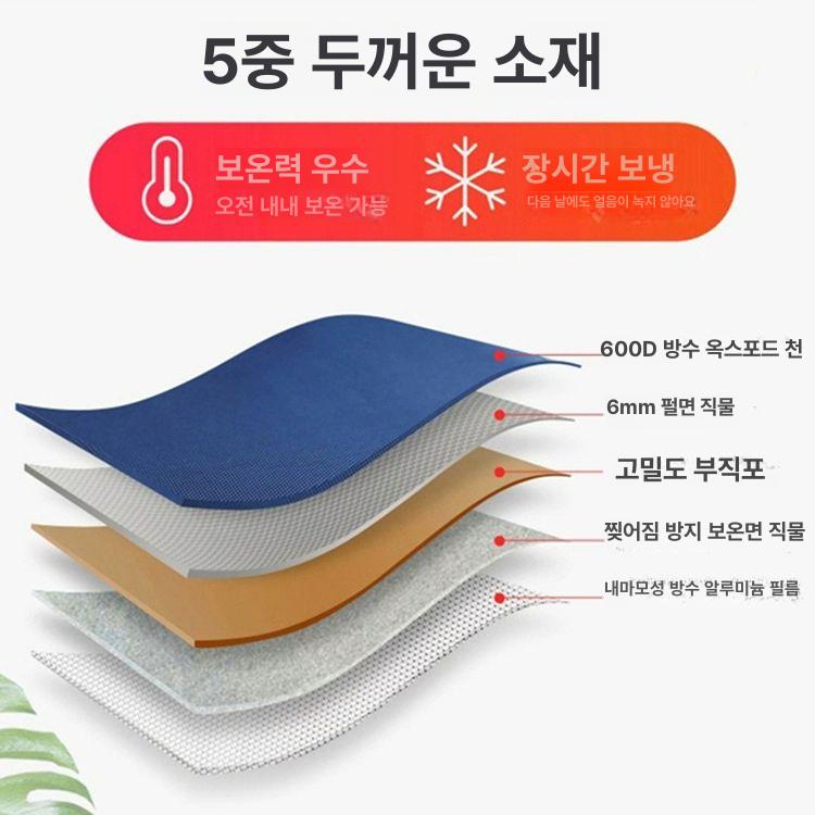 대형 보냉백 접이식 보냉가방 대용량 보온 업소용 방수 52L - 상세 이미지 3
