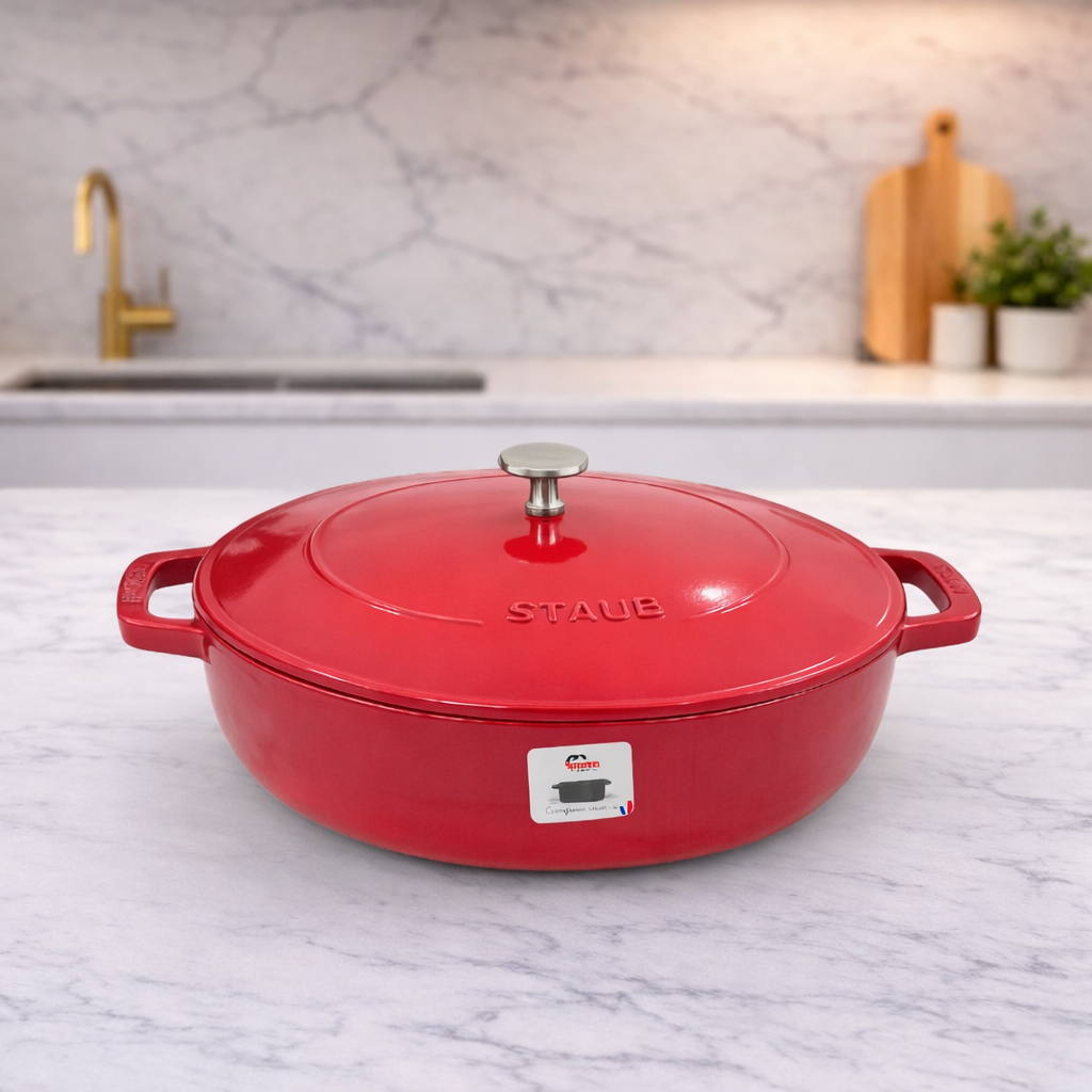 스타우브 STAUB 시스테라 전골냄비 28cm 체리 126192806-B 프랑스 B품 - 상품 이미지