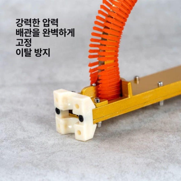 튼튼한 배관 고정핀 클램프 브라켓 유핀 스동 온열관 U핀 20mm 클립건 16mm 블랙 클립 - 상세 이미지 5