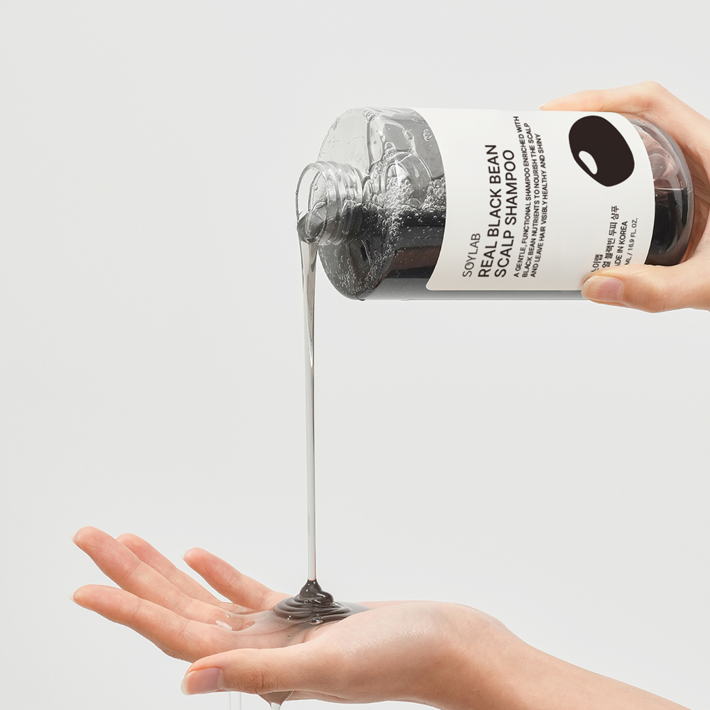 소이랩 리얼 블랙빈 탈모 완화 저자극 검은콩 두피 진정 샴푸 500ml, 1개 이미지 8