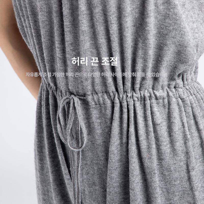 성인 발레 점프수트 전신 워밍업 연습복 땀복 - 상세 이미지 3