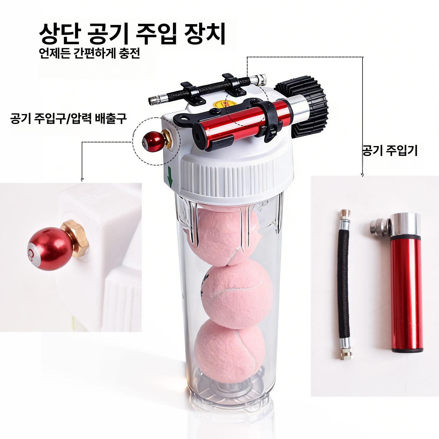 테니스볼압력유지 경량 이동 용기 압력계 바운스 프리미엄 재생 세이버 테니스공 - 상세 이미지 3