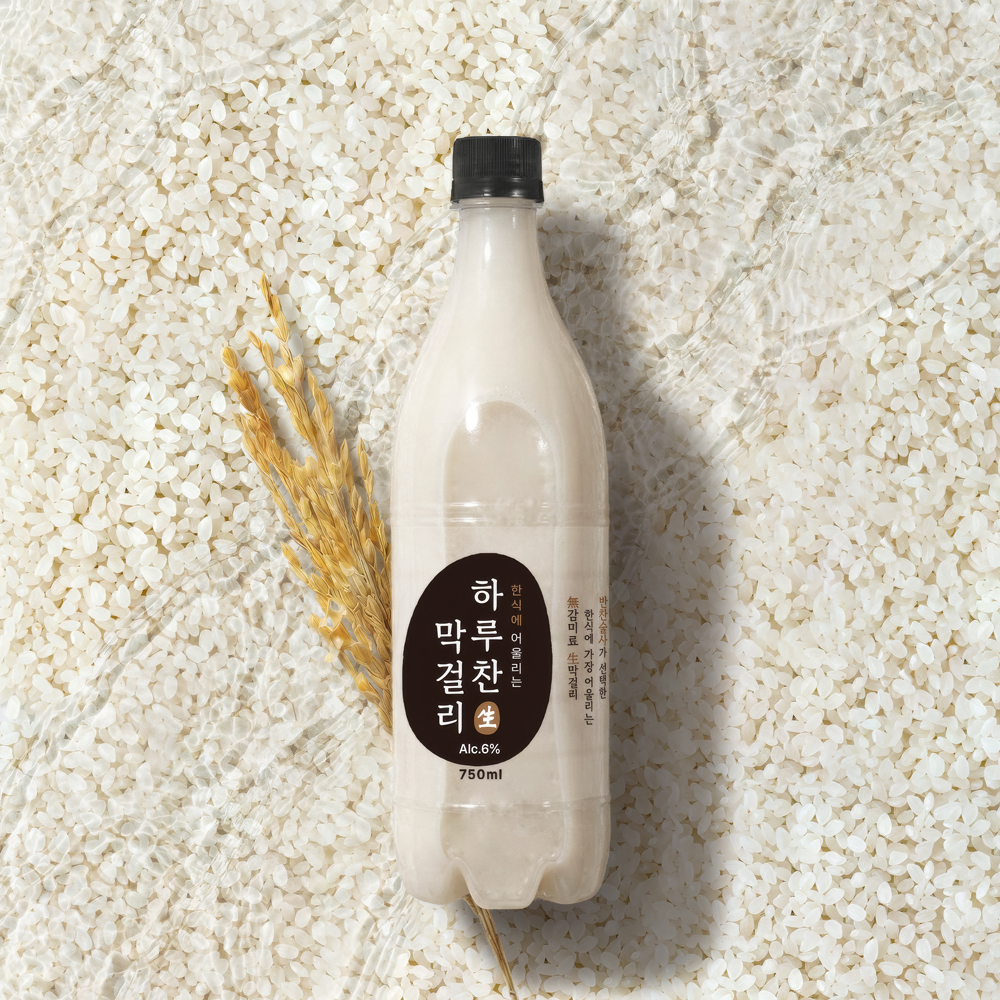 독브루어리 하루찬막걸리 6도, 750ml, 3개 - 상세 이미지 4