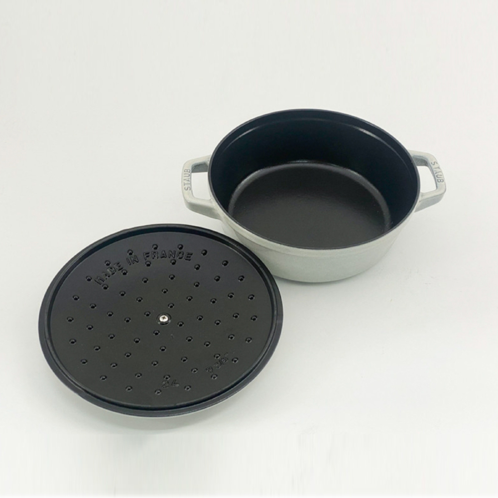 스타우브 STAUB 전골냄비 24cm 화이트트러플 1453924107-B 프랑스 B품 - 상세 이미지 2