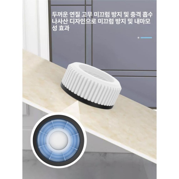 튼튼한 테이블 다리 높이조절 지지대 부속 메탈 화이트 단층 DIY 책상 화이트 단층 - 상세 이미지 3