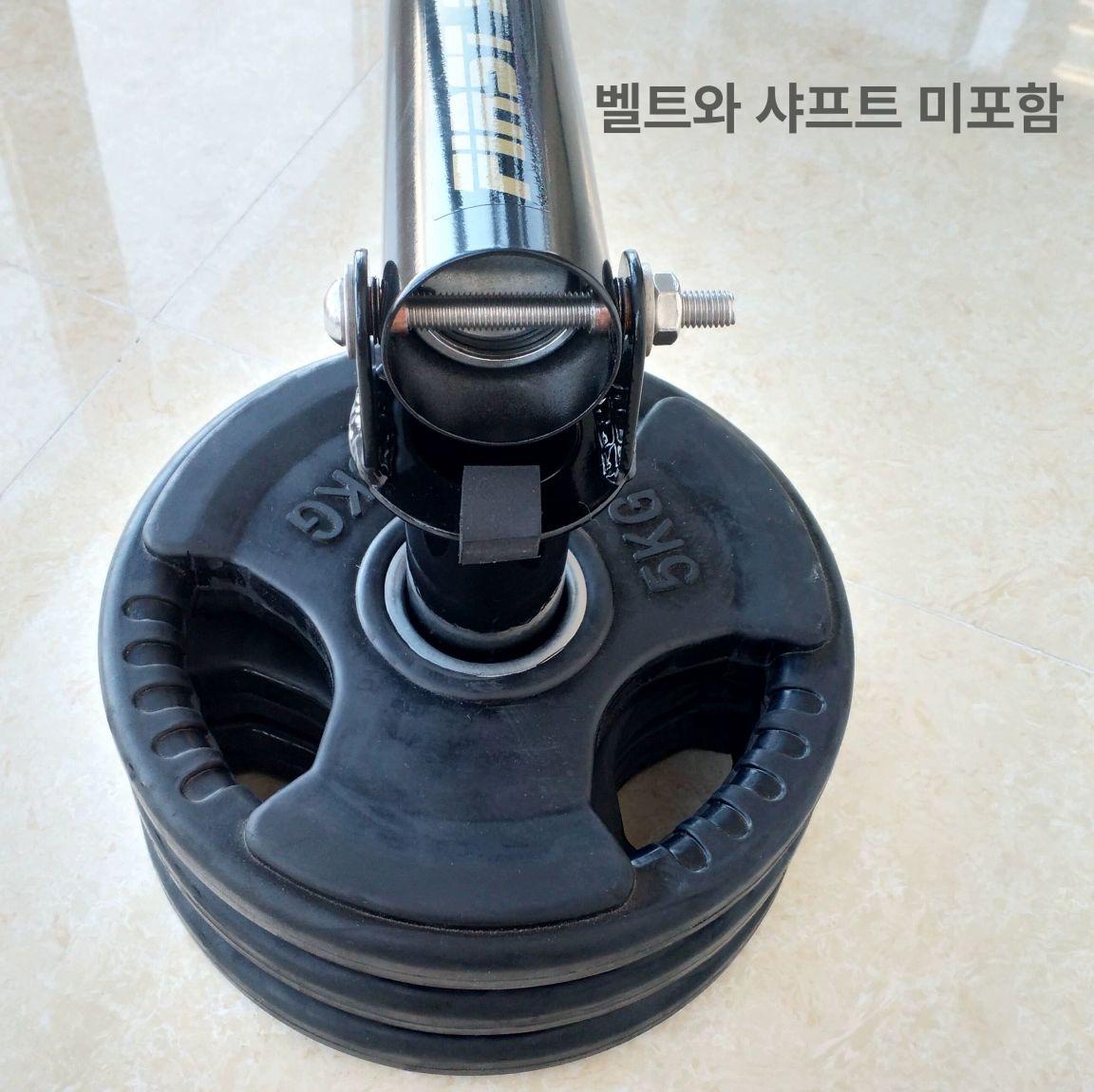 바벨 거치대 등운동 지지대 풀업바 손잡이 T바로우 - 상세 이미지 4