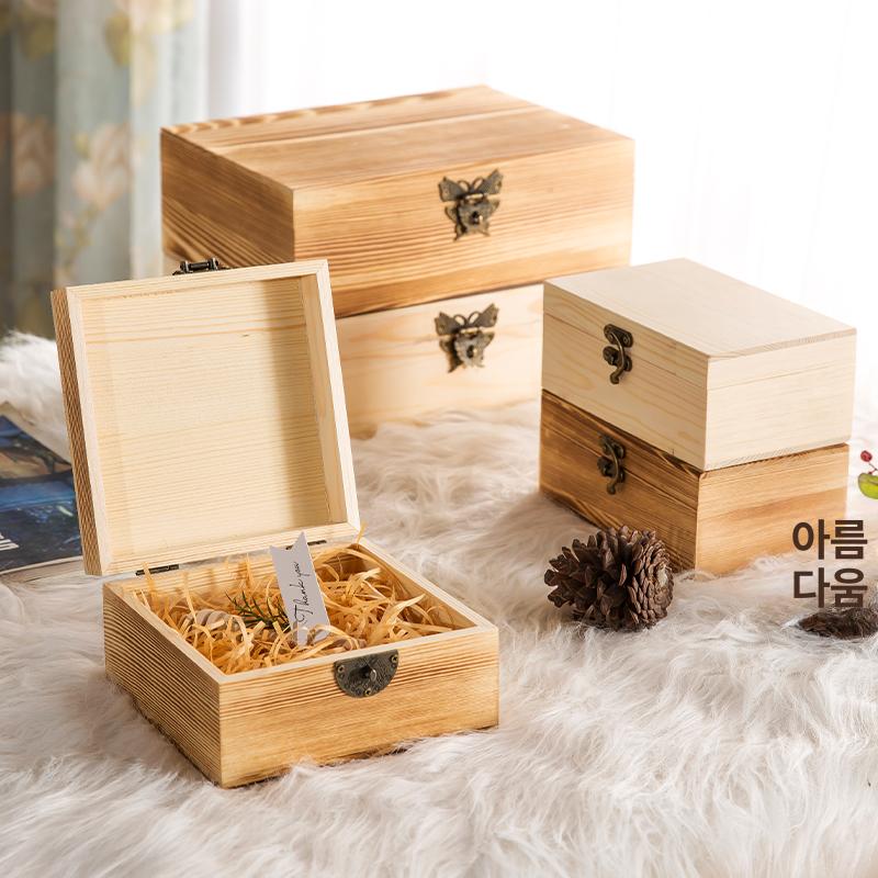 틈새 수납함 초슬림 수납 공간 박스 잠금 다용도 정리함 3번 내추럴 15 x 15x8cm - 상세 이미지 2