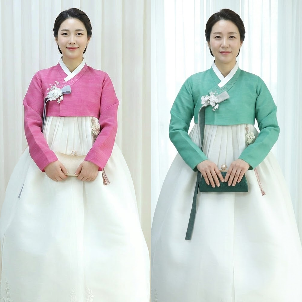 궁 한복 대여 혼주 2벌 서울 의정부 신랑측 신부측 결혼 49번 50번 - 상품 이미지