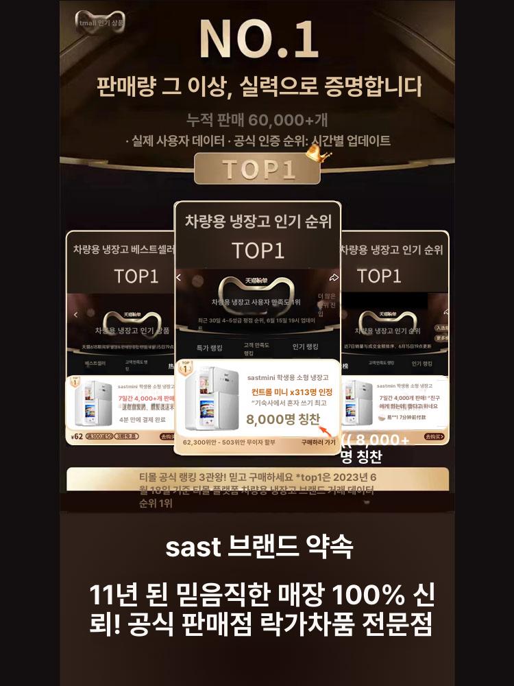 초미니 냉장고 자취생용 휴대용 고시원 소형 온냉장고 - 상세 이미지 3
