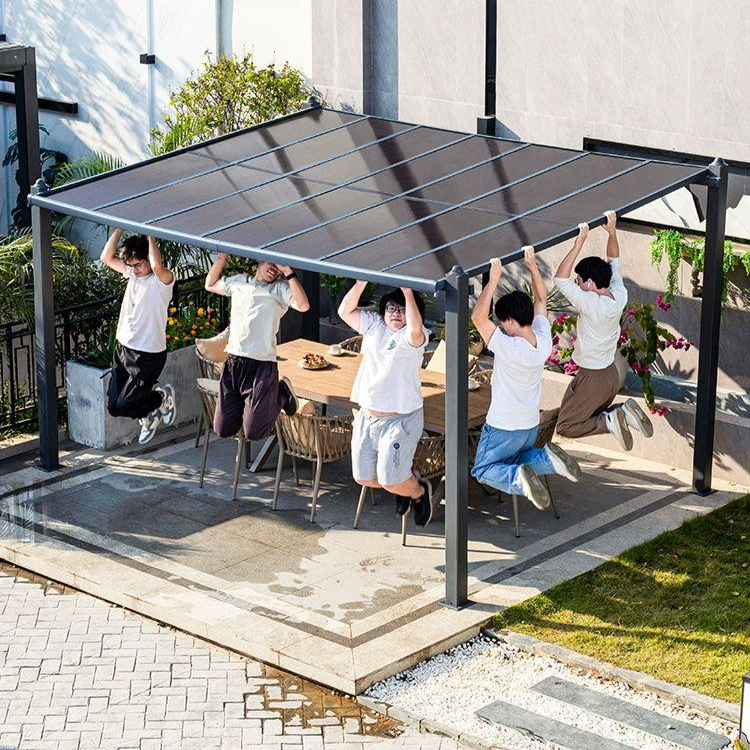 렉산 파고라 야외 테라스 처마 조립식 스카이 어닝 농막 차양