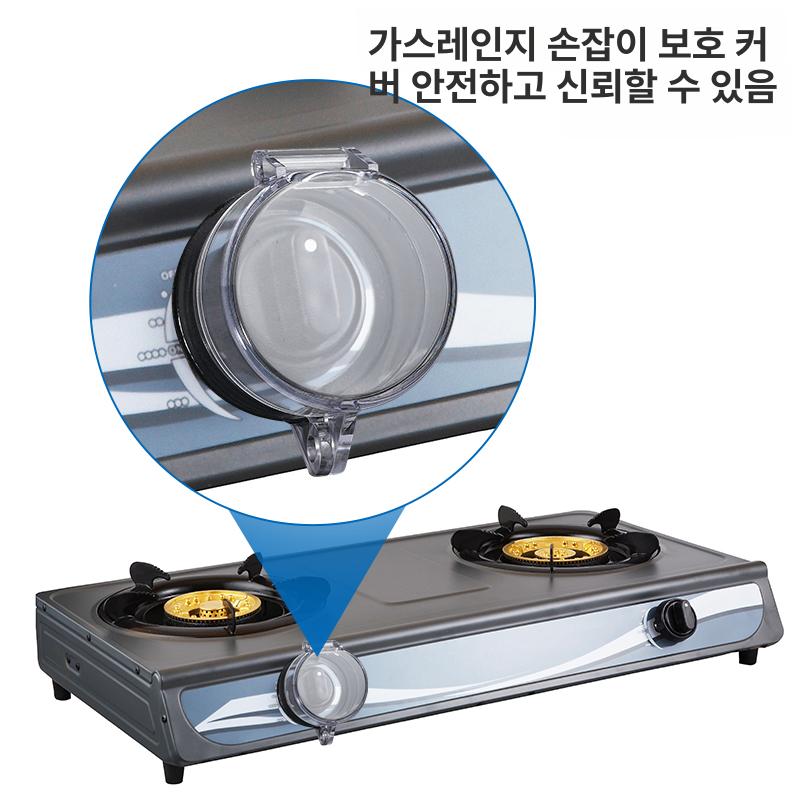 스위치 커버 전원버튼 원형 버튼 보호 방수 비상버튼 55 x 43 완전 투명 42홀 양면 테이프 - 상세 이미지 4