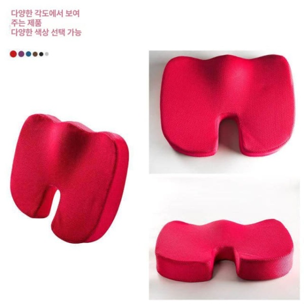 프리미엄 골반 체중분산 꼬리뼈 엉덩이 메쉬 차량용 경사 블랙 표준 스타일 사계절 울트라 소프트 좌석 쿠션 코어 커버미포함 표준 스타일 - 상세 이미지 3