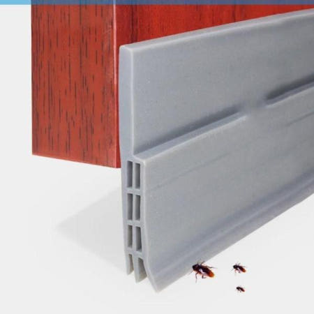 kukkugi 현관문풍지 손실방지 에어컨바람 실리콘 벌레차단 먼지 문풍지1M