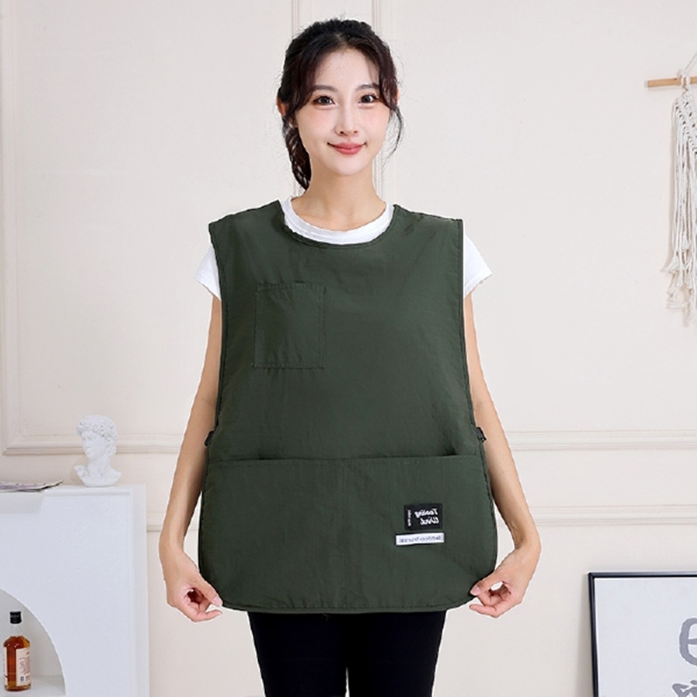 조끼 형 앞 치마 유치원 인쇄 가능 카페 바리스타 업소 용 - 상세 이미지 3