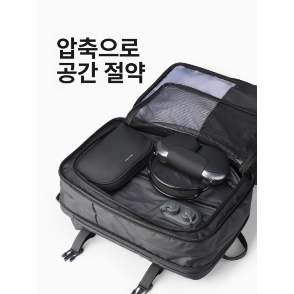 여행필수 진공 압축 파우치 방수 밀봉 짐정리 다크그레이 수동 다크그레이 수동 - 상세 이미지 3